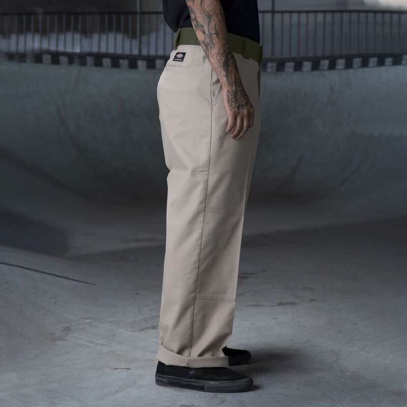 Dickies Ronnie Sandoval Loose Fit Double Knee Pants Desert Sand/Olive Color Block ID-uiAdjsjA