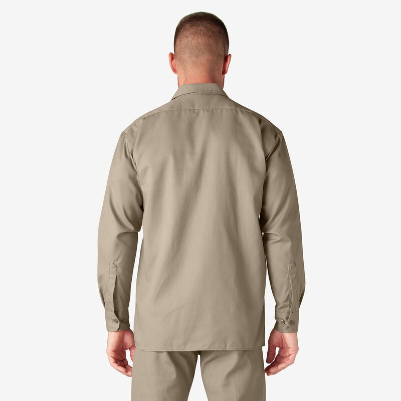 Dickies Long Sleeve Work Shirt Desert Sand ID-uiGG9E95