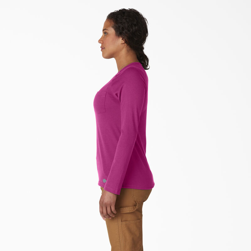 Dickies Cooling Long Sleeve Pocket T-Shirt Festival Fuchsia ID-uqT9a1NA