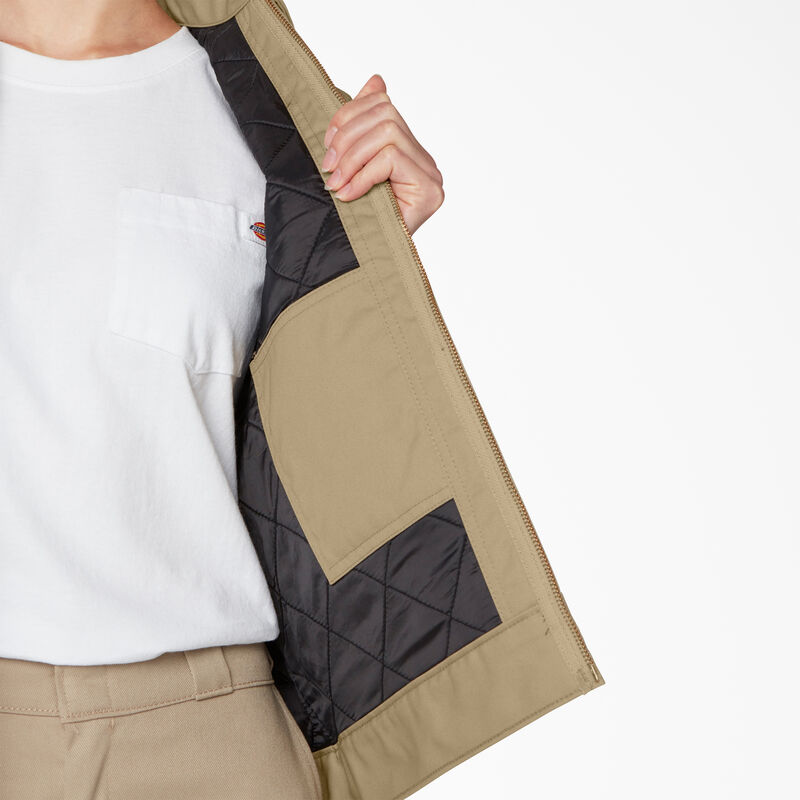 Dickies Insulated Eisenhower Jacket Military Khaki ID-v0Oe1t3R