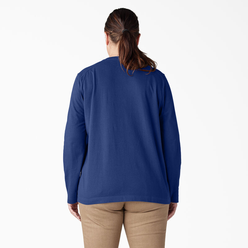 Dickies Plus Heavyweight Henley Surf Blue ID-vA99L4wj