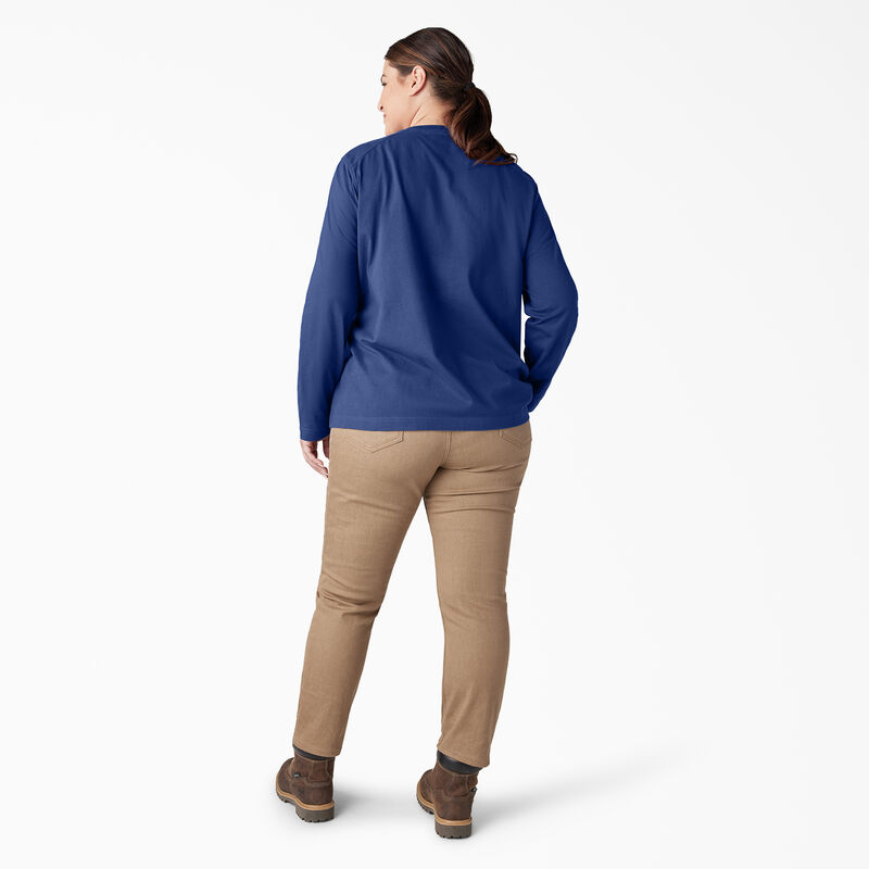 Dickies Plus Heavyweight Henley Surf Blue ID-vA99L4wj