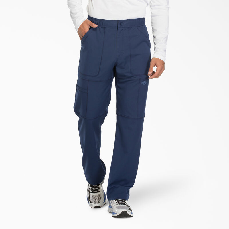 Dickies Men's Dynamix Cargo Scrub Pants Navy Blue ID-vBptUEh9