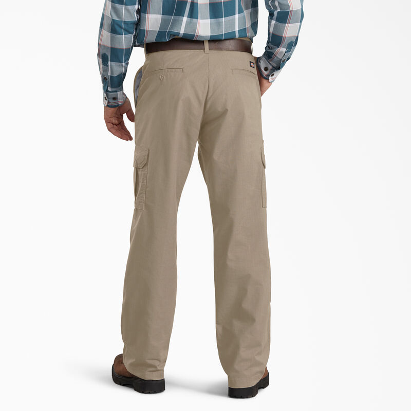 Dickies Regular Fit Ripstop Cargo Pants Rinsed Desert Sand ID-vER4iiSV