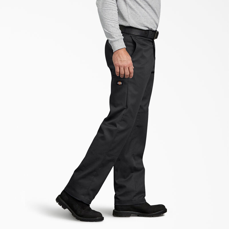 Dickies FLEX Regular Fit Double Knee Work Pants Black ID-vPqiIsIK