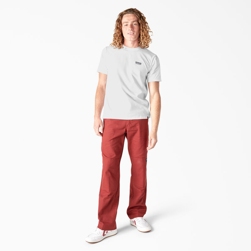Dickies Skateboarding Pool Drainage Graphic T-Shirt White ID-vVF2KidQ