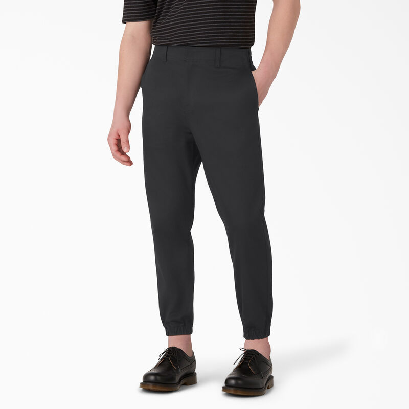 Dickies Regular Fit Cropped Jogger Work Pants Black ID-vVKAhoVi