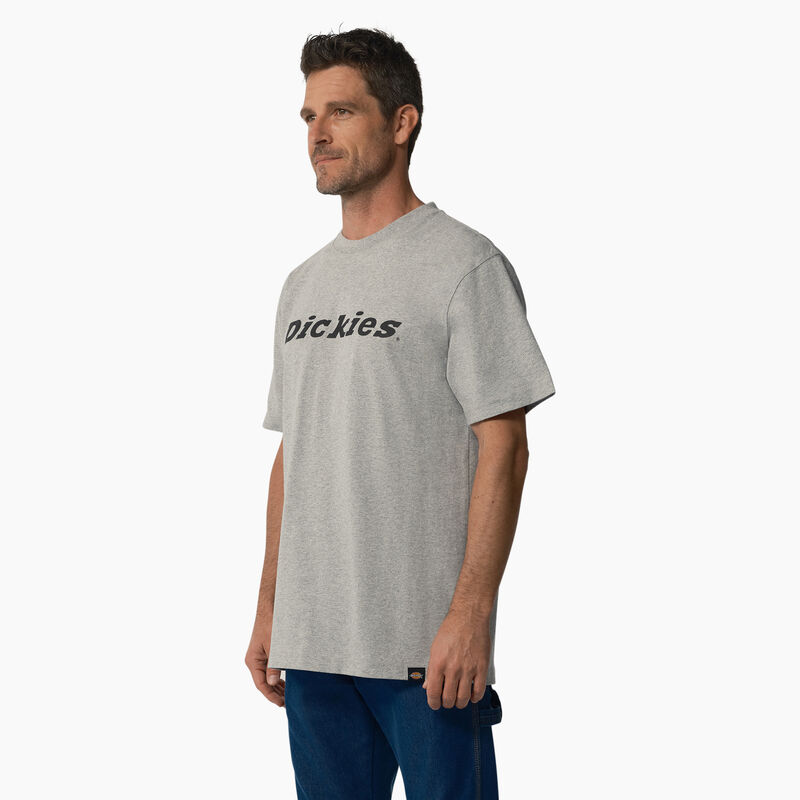 Dickies Short Sleeve Wordmark Graphic T-Shirt Heather Gray ID-vXPtjmYP
