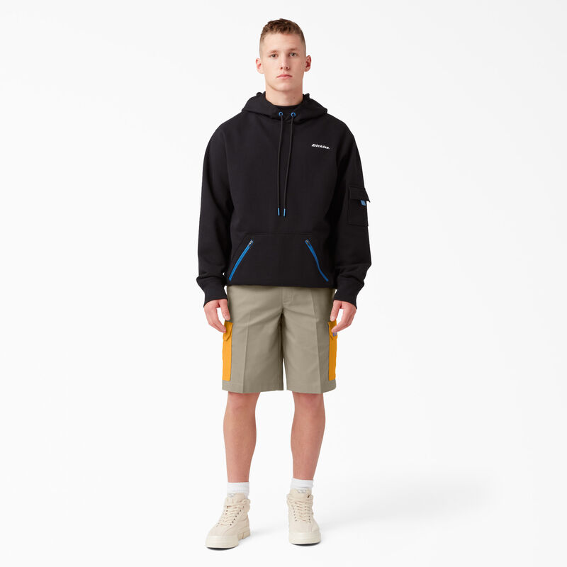 Dickies Mixed Media Relaxed Fit Cargo Shorts, 11