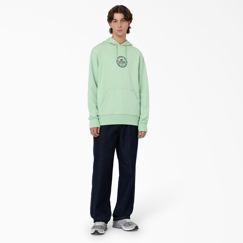 Dickies Greensburg Graphic Hoodie Quiet Green ID-vylSAztV