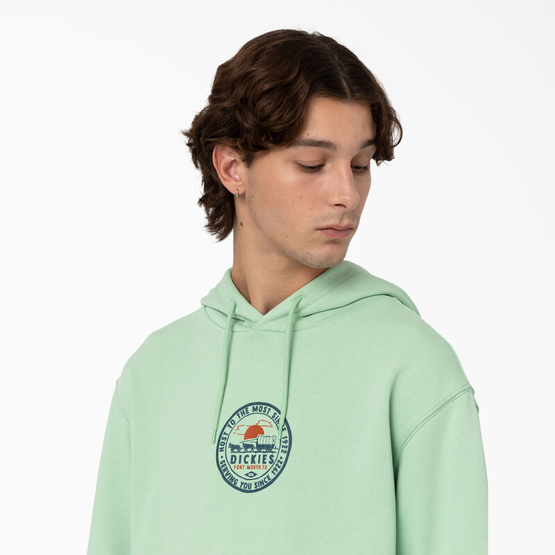 Dickies Greensburg Graphic Hoodie Quiet Green ID-vylSAztV
