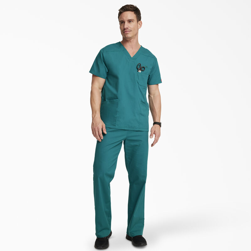 Dickies Men's EDS Signature V-Neck Scrub Top Regular ID-wAim57KU