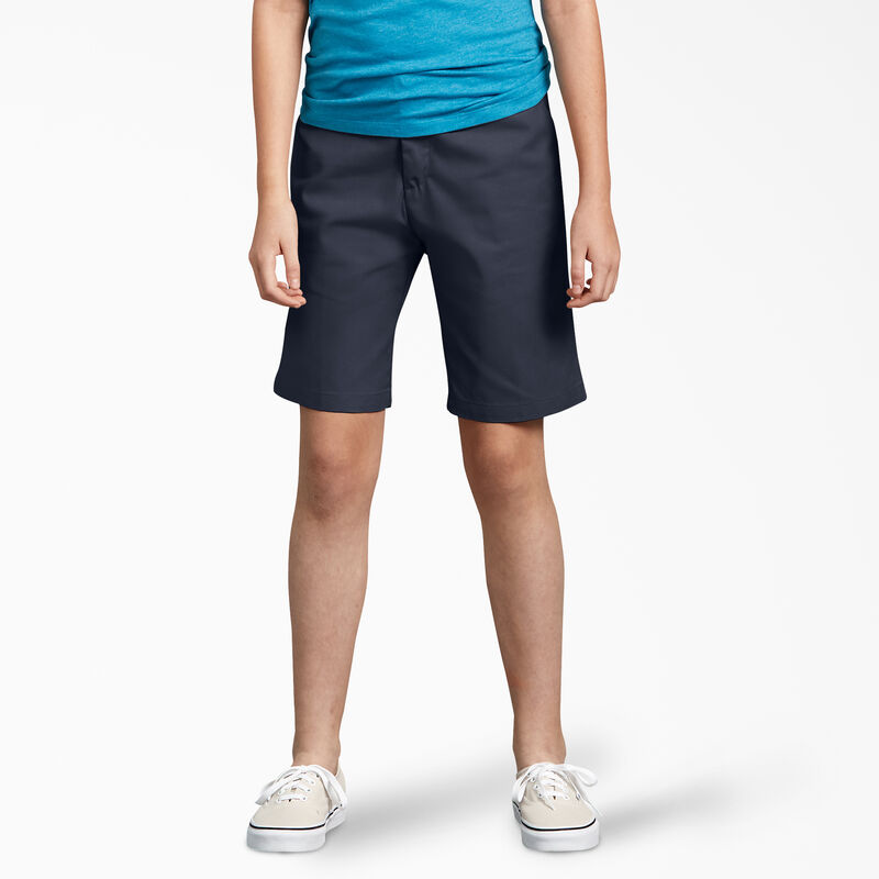 Dickies Girls' Slim Fit Shorts, 4-20 Dark Navy ID-wN5owvNO