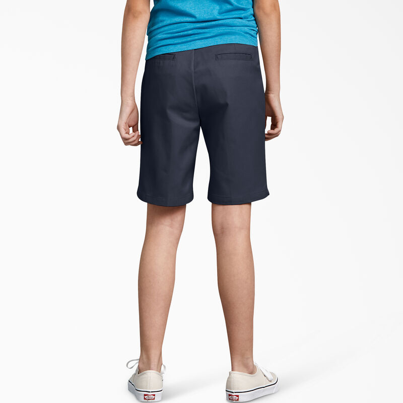 Dickies Girls' Slim Fit Shorts, 4-20 Dark Navy ID-wN5owvNO