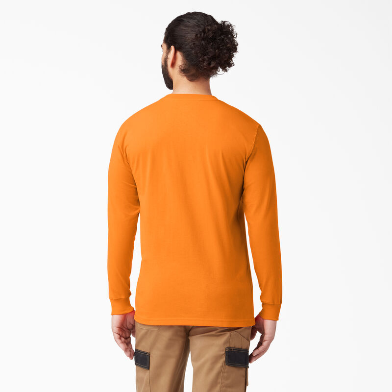 Dickies Heavyweight Long Sleeve Pocket T-Shirt Orange ID-wRxtycn6