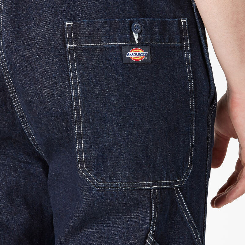Dickies Rinsed Denim Double Knee Bib Overalls Regular ID-wVMOj13R