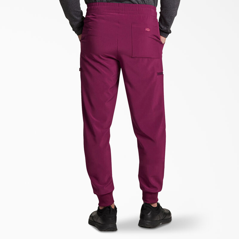 Dickies Men's EDS Essentials Mid Rise Jogger Scrub Pants Wine ID-wWcTakIz
