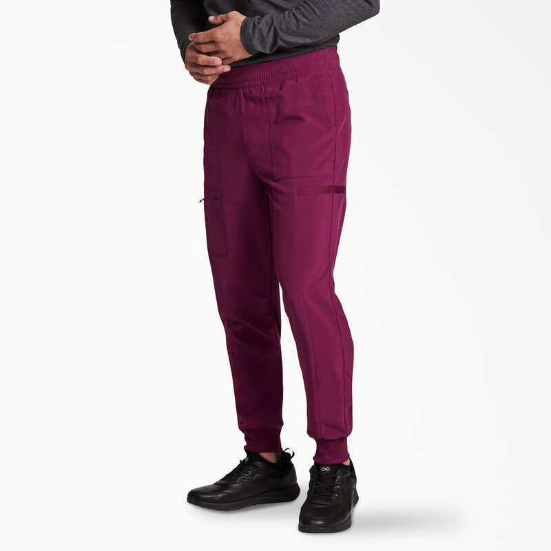 Dickies Men's EDS Essentials Mid Rise Jogger Scrub Pants Wine ID-wWcTakIz