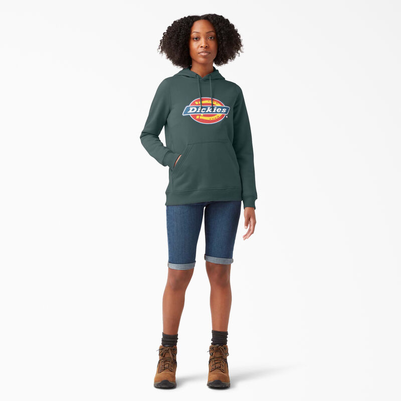 Dickies Heavyweight Logo Pullover Lincoln Green ID-waevKi5J