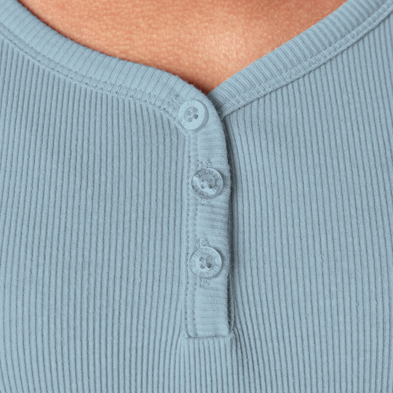 Dickies Henley Long Sleeve Shirt Clear Blue ID-x1Xv7eB7