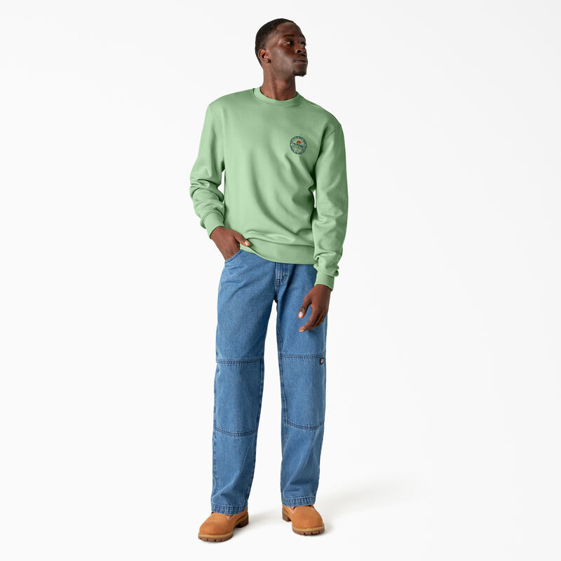 Dickies Greensburg Graphic Sweatshirt Quiet Green ID-x3z52FvE