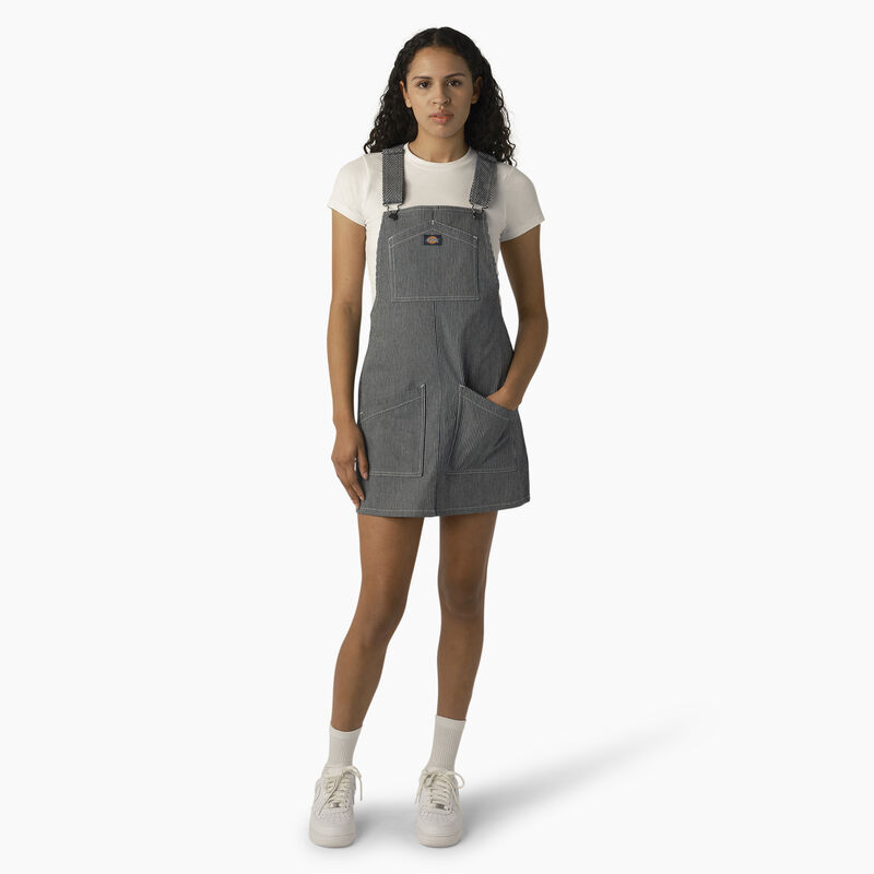 Dickies Regular Fit Hickory Stripe Bib Overall Dress Hickory Stripe ID-x4PVlOme