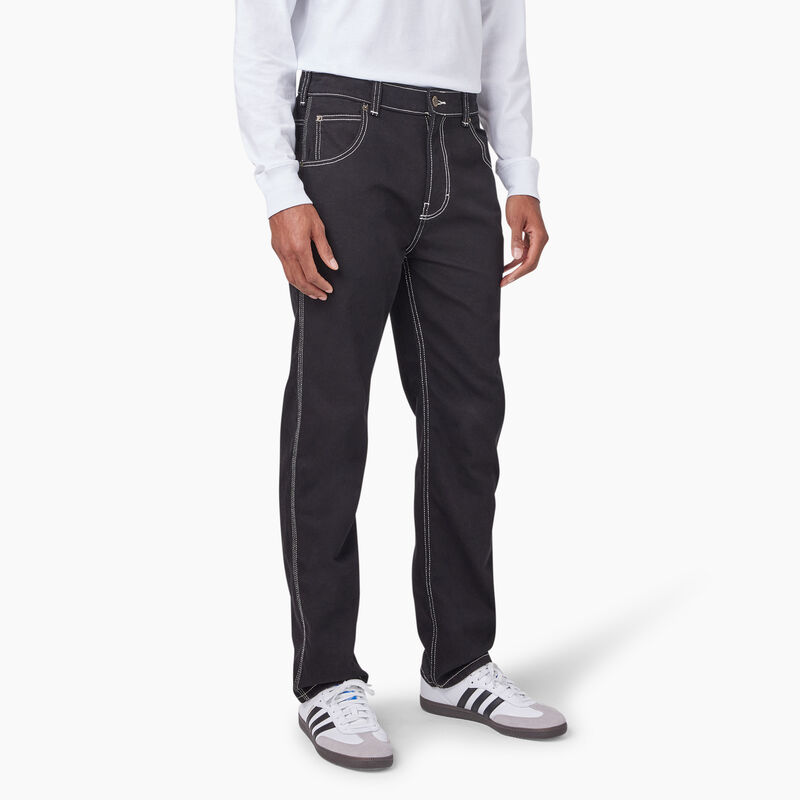 Dickies Houston Relaxed Fit Jeans Stonewashed Black ID-x9D0Oi9X