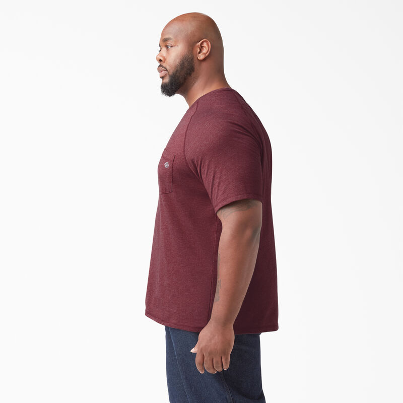 Dickies Cooling Short Sleeve Pocket T-Shirt Burgundy Heather ID-xF9OByuA