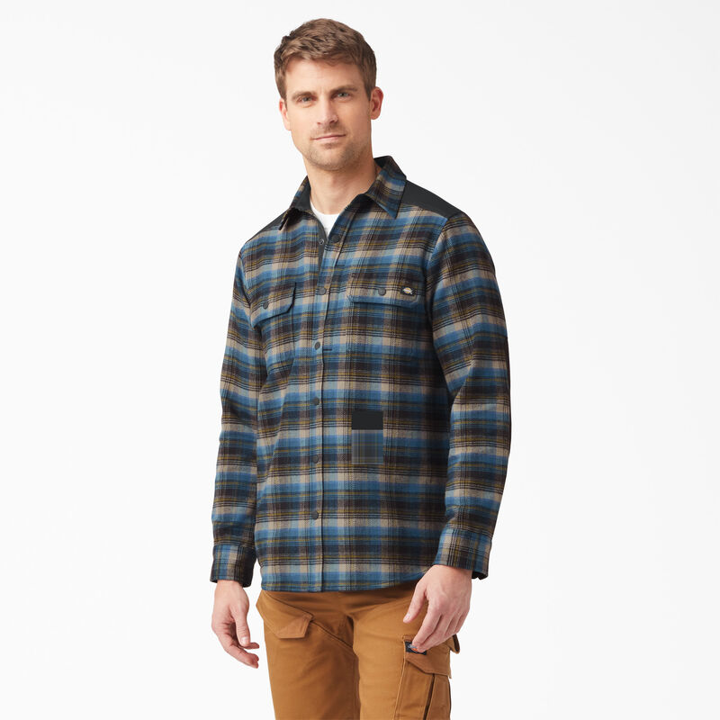 Dickies Heavyweight Brawny Flannel Shirt Southern Fall Plaid ID-xKOyrG2U