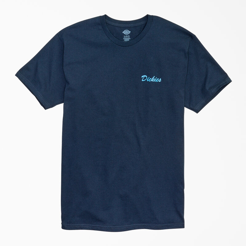 Dickies Feel Better On The Job Graphic T-Shirt Dark Navy ID-xacIxQrp