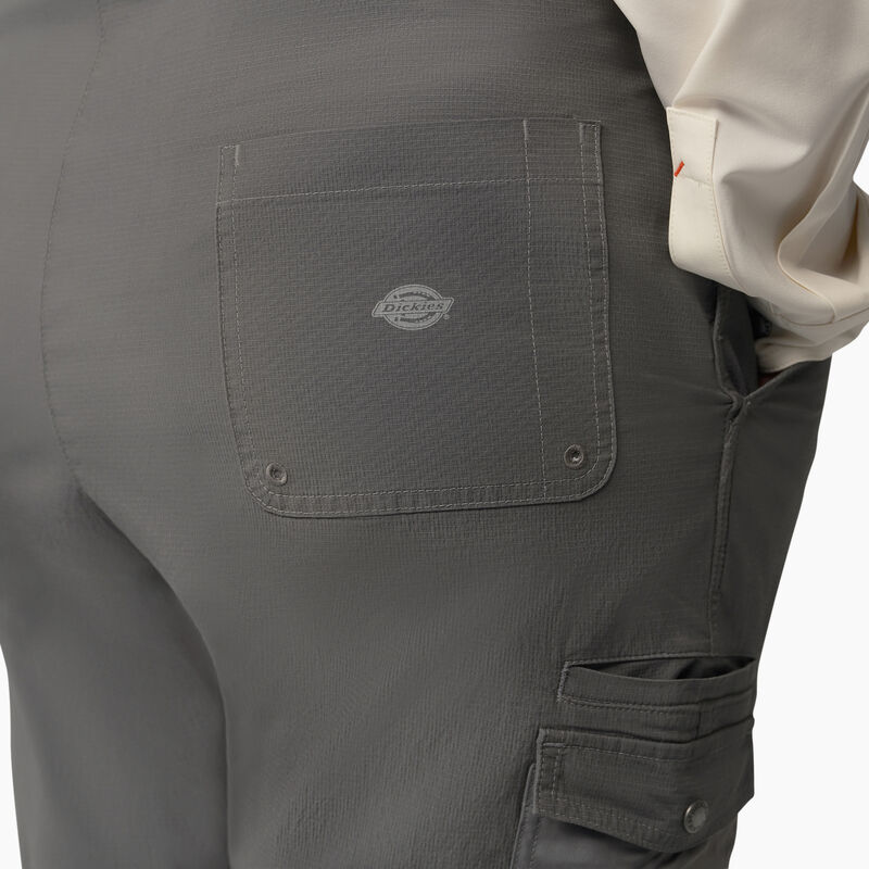 Dickies Plus Cooling Ripstop Bib Overalls Rinsed Graphite ID-xmAgeijT