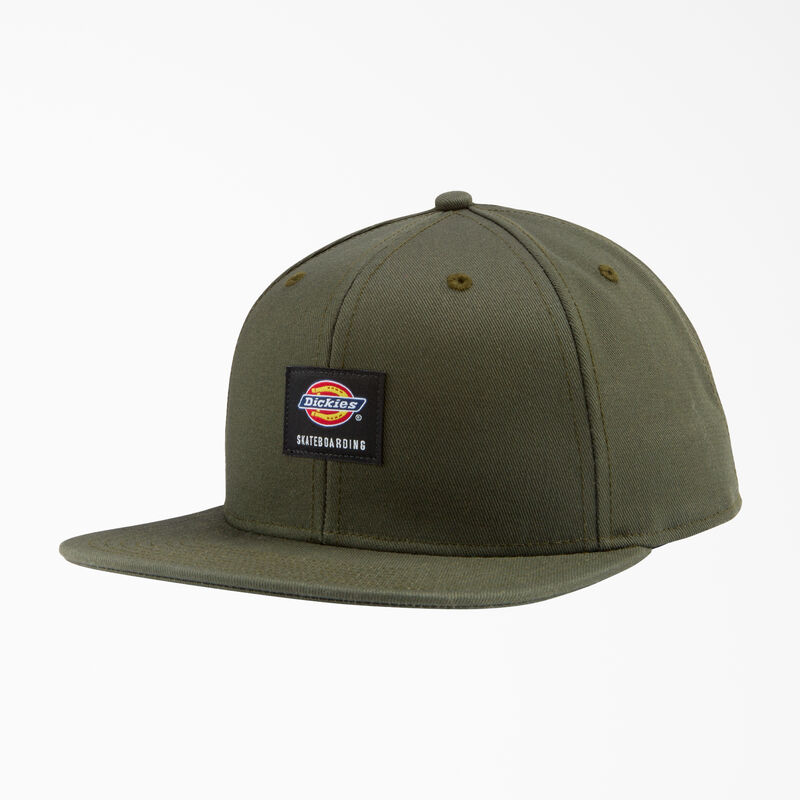 Dickies Skateboarding Flat Bill Cap Olive Green ID-xsJBpsLa