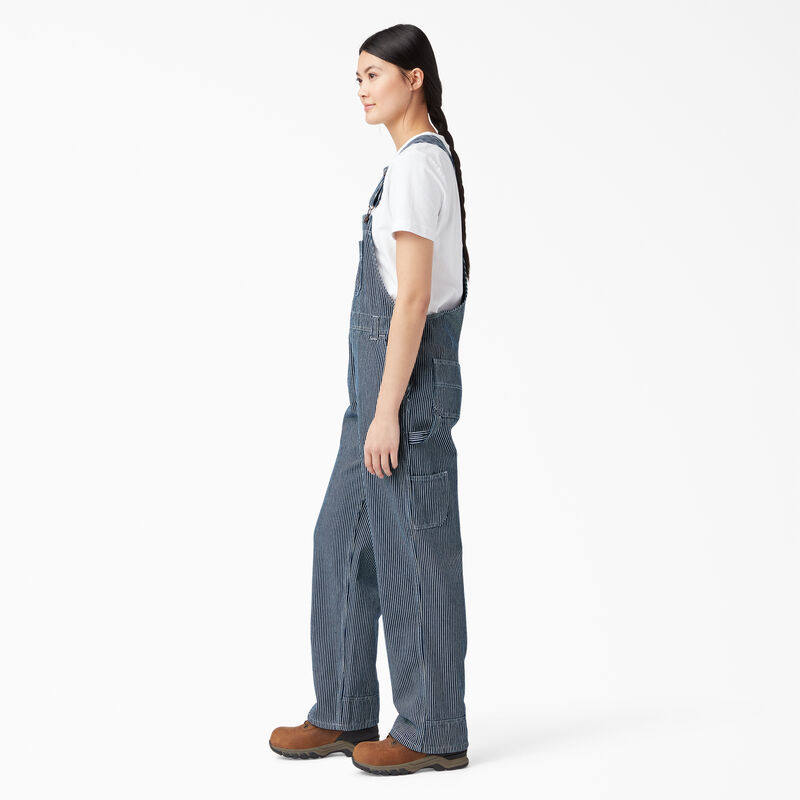 Dickies Relaxed Fit Bib Overalls Rinsed Hickory Stripe ID-yF0RdsJY