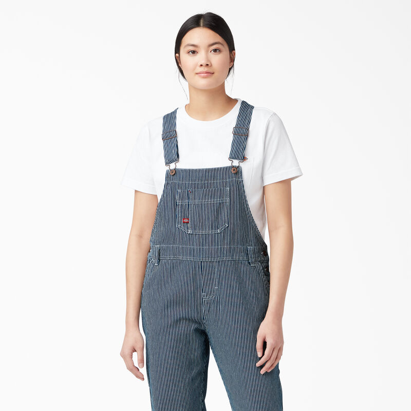 Dickies Relaxed Fit Bib Overalls Rinsed Hickory Stripe ID-yF0RdsJY