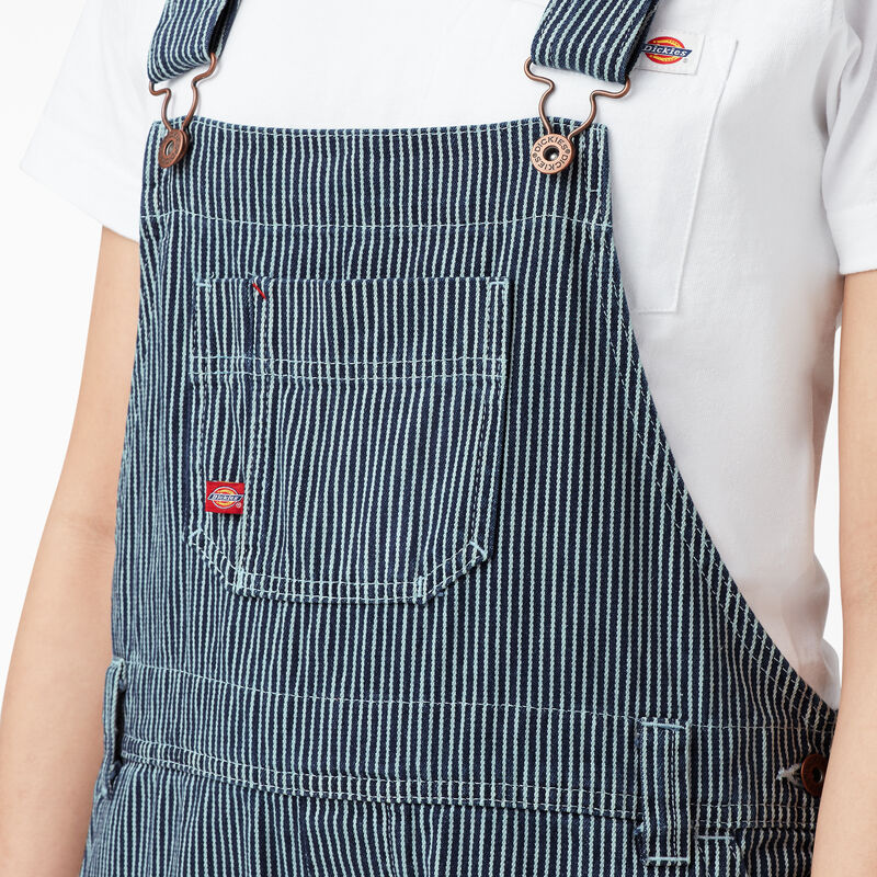 Dickies Relaxed Fit Bib Overalls Rinsed Hickory Stripe ID-yF0RdsJY