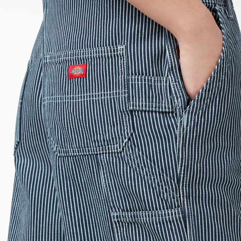 Dickies Relaxed Fit Bib Overalls Rinsed Hickory Stripe ID-yF0RdsJY