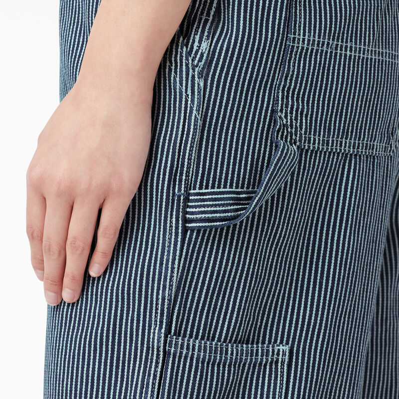 Dickies Relaxed Fit Bib Overalls Rinsed Hickory Stripe ID-yF0RdsJY