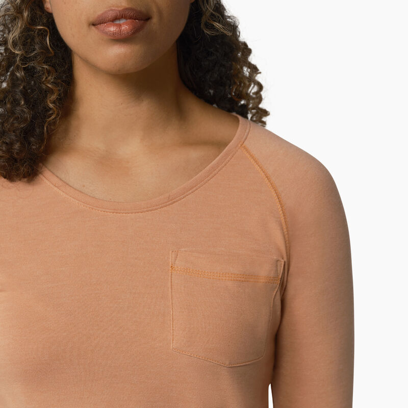 Dickies Cooling Long Sleeve Pocket T-Shirt Cork Single Dye Heather ID-yMS866t1