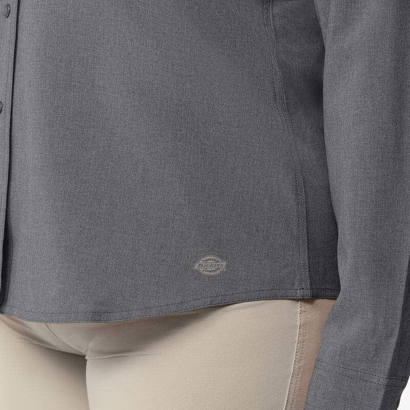 Dickies Plus Cooling Roll-Tab Work Shirt Graphite Gray ID-yROUc30Z