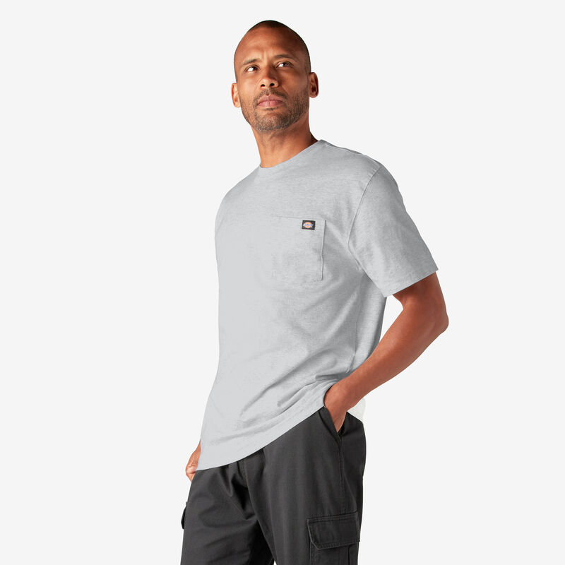 Dickies Heavyweight Short Sleeve Pocket T-Shirt Ash Gray ID-yWCxldsk