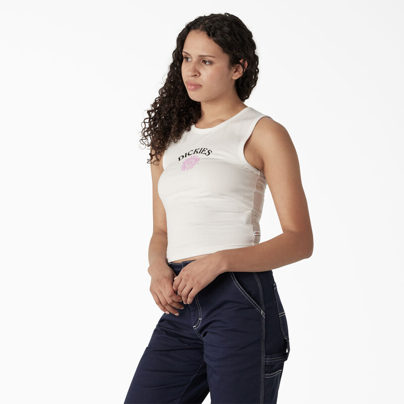 Dickies Graphic Cropped Tank Top White ID-yZOTf4CE