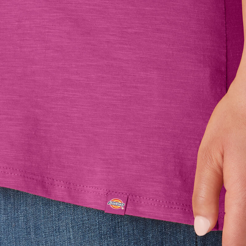 Dickies Plus Short Sleeve V-Neck T-Shirt Festival Fuchsia ID-ykIc0vjT