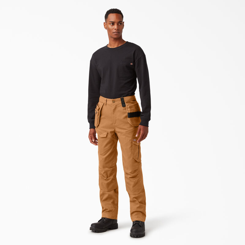 Dickies FLEX Temp-iQ 365 Regular Fit Duck Pants Rinsed Brown Duck ID-z2TCqsus