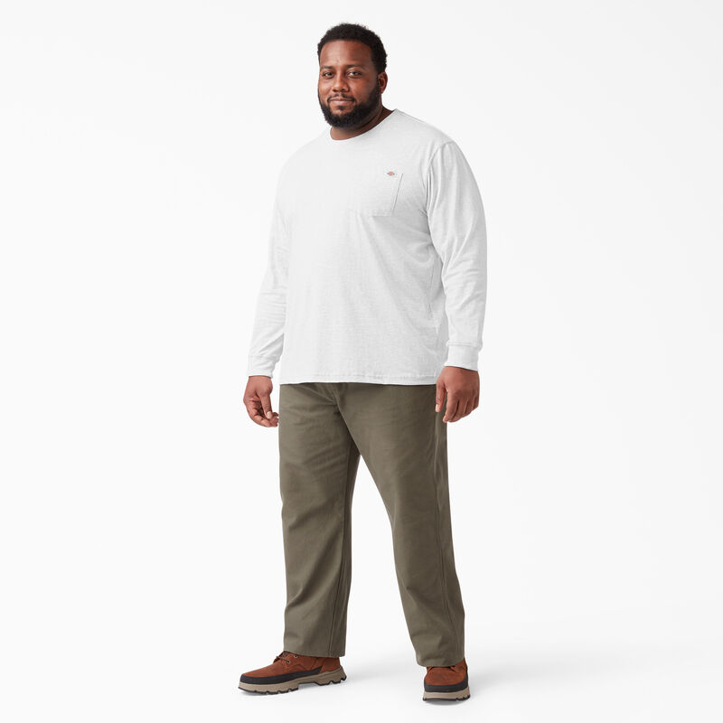 Dickies Heavyweight Long Sleeve Pocket T-Shirt Ash Gray ID-zE0KNlm4