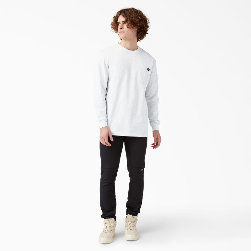 Dickies Heavyweight Long Sleeve Pocket T-Shirt Ash Gray ID-zE0KNlm4