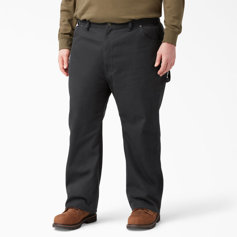Dickies Relaxed Fit Heavyweight Duck Carpenter Pants Rinsed Black ID-zGZ3ZFoB