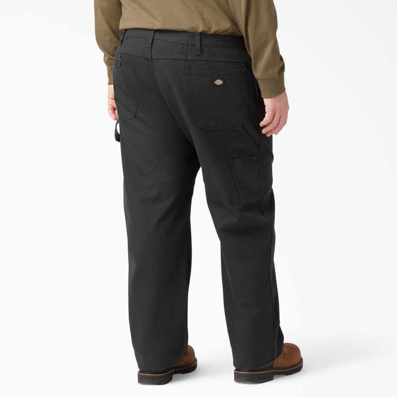 Dickies Relaxed Fit Heavyweight Duck Carpenter Pants Rinsed Black ID-zGZ3ZFoB