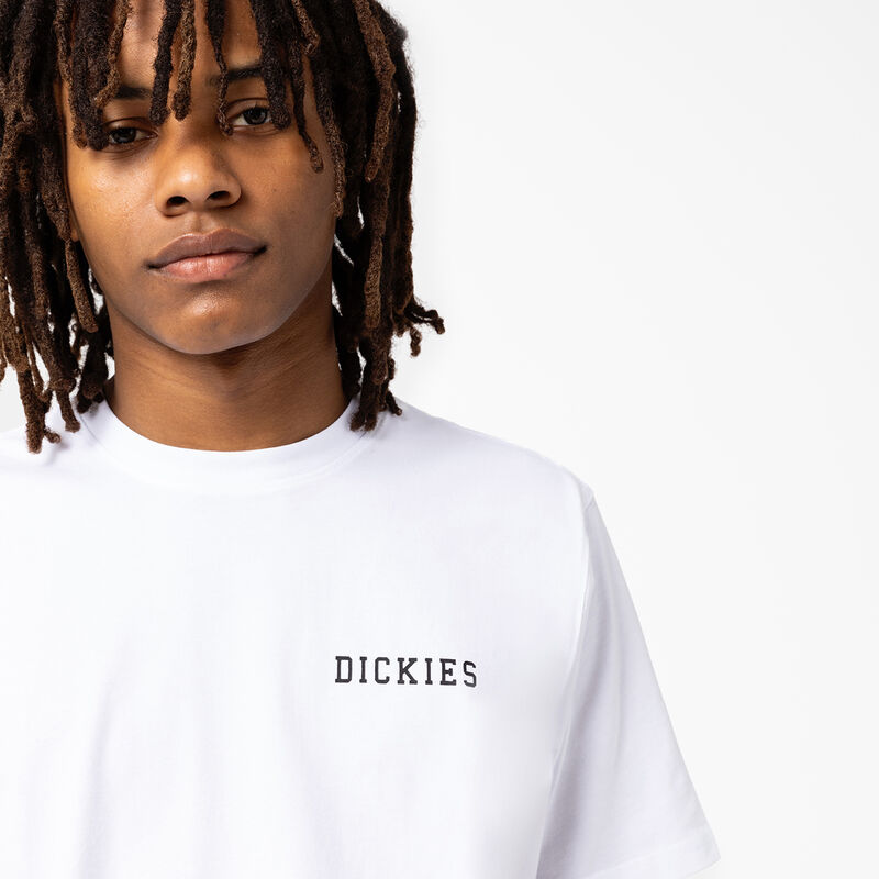 Dickies Cleveland Short Sleeve Graphic T-Shirt White ID-zI7NcDd1