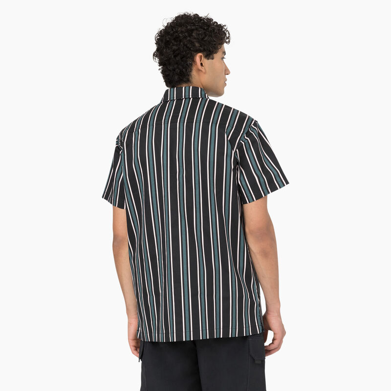 Dickies Skateboarding Cooling Relaxed Fit Shirt Lincoln Green/Black Stripe ID-zJKvnnjf