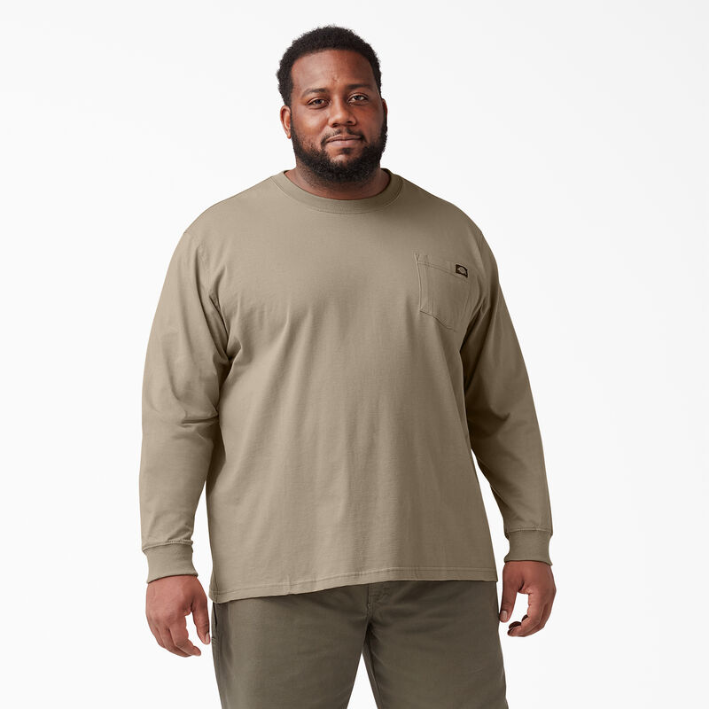 Dickies Heavyweight Long Sleeve Pocket T-Shirt Desert Sand ID-zLozIMOv